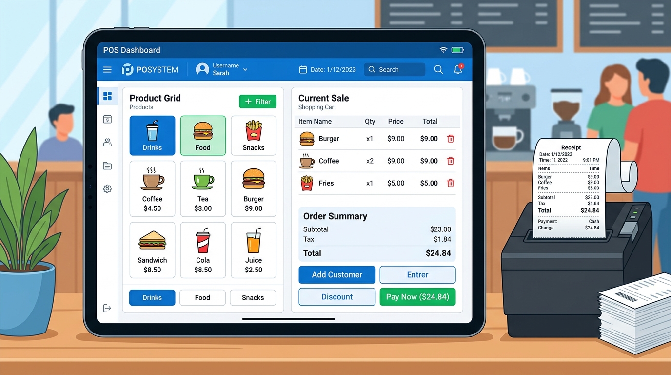 Guía Ilustrada del Punto de Venta (POS) y Cotizador